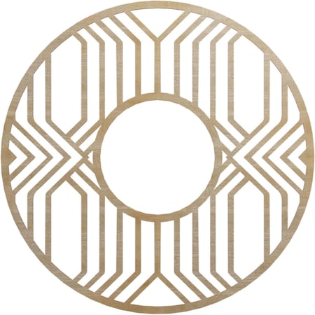Ekena Millwork Empire Wood Fretwork Pierced Ceiling Medallion, Hickory, 40"OD x 14 5/8"ID x 3/8"T CMWP40X40X0375EPHI